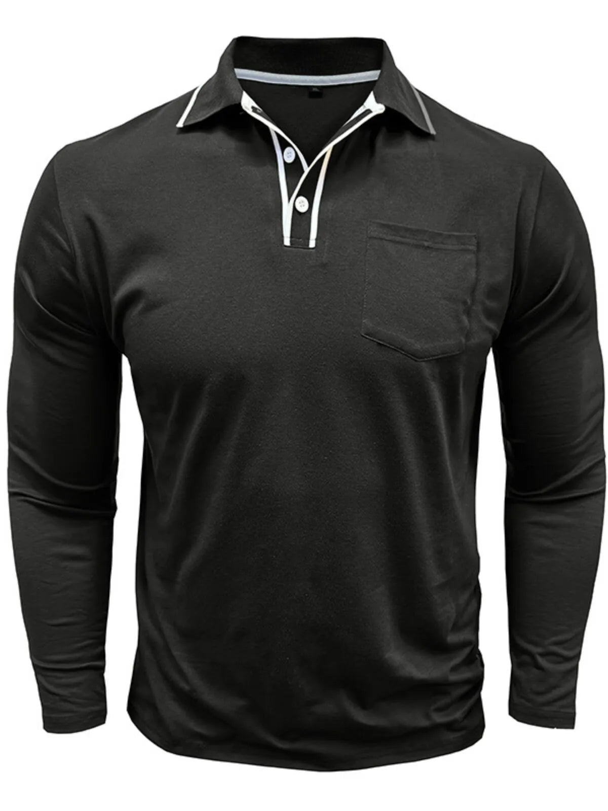 Solid Lapel Regular Polo