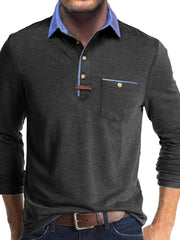 Solid Lapel Regular Polo