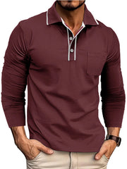Solid Lapel Regular Polo