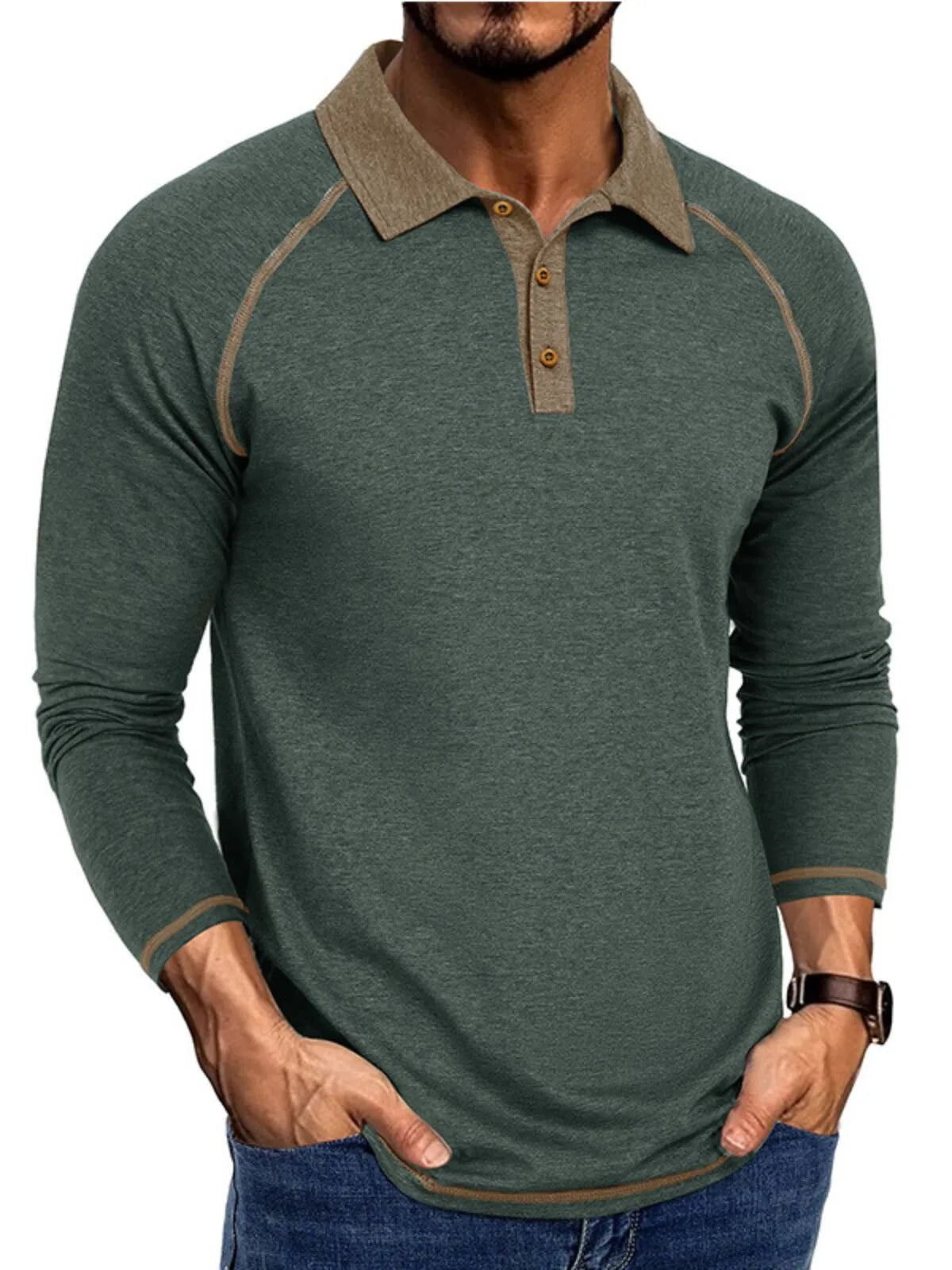 Solid Lapel Regular Polo