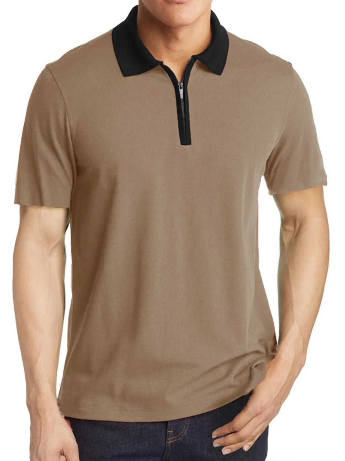 Solid Lapel Regular Polo