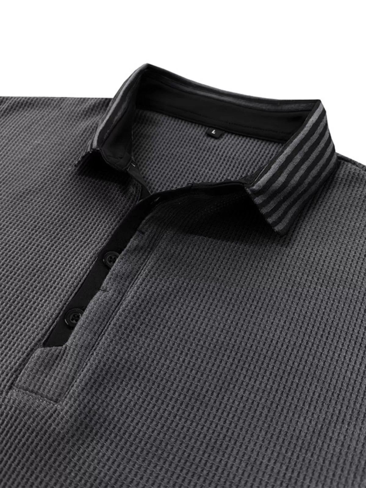 Solid Lapel Regular Polo