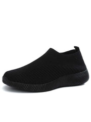 Solid Low-cut Mesh Slip-On Fashion Casual Sneakers