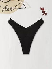 Solid Low Rise Bikini Bottom