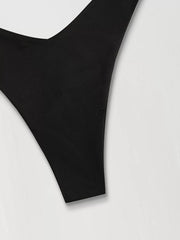 Solid Low Rise Bikini Bottom
