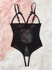 Solid Patchwork Lace Sexy Lingerie