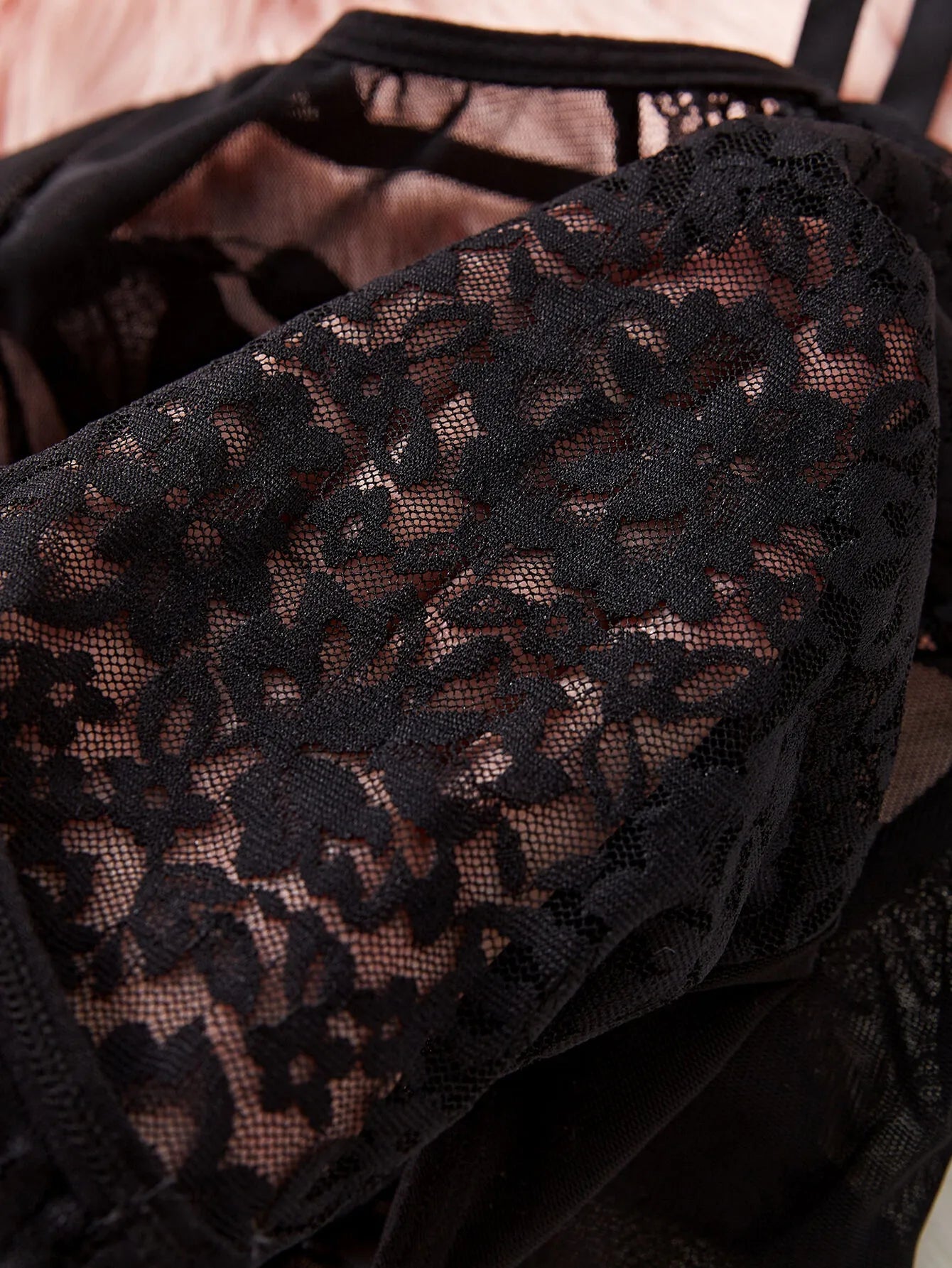 Solid Patchwork Lace Sexy Lingerie