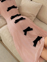 Solid Puff Ruffles Nightgown