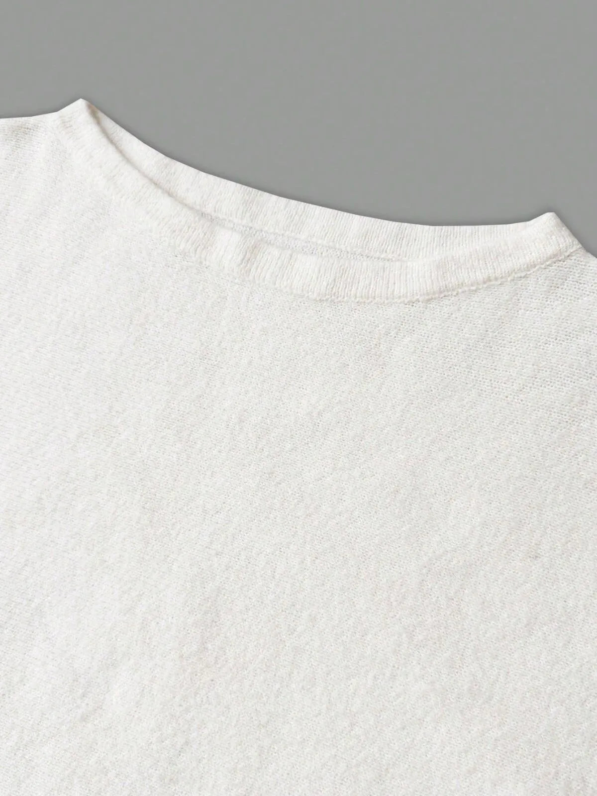 Solid Rib-knit Off Shoulder Sweater Basic Knitwear for Daily Wear