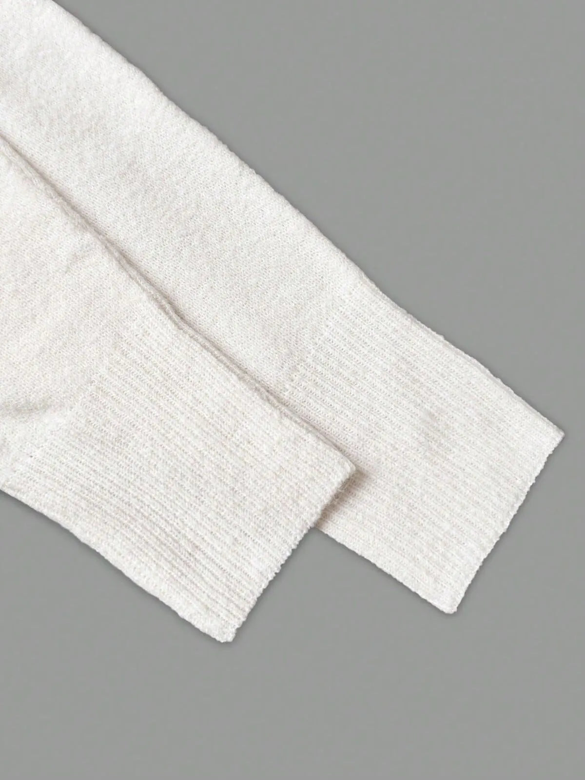 Solid Rib-knit Off Shoulder Sweater Basic Knitwear for Daily Wear