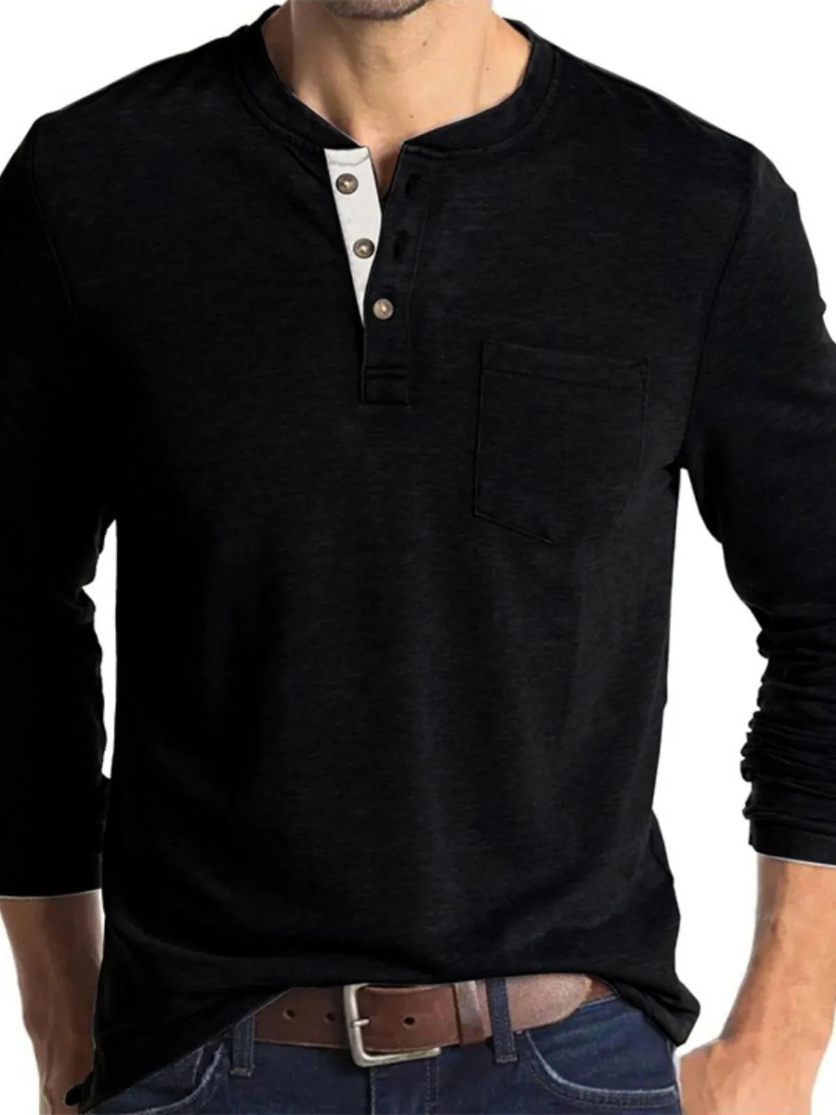 Solid Round Neck Cotton Blend Regular Polo