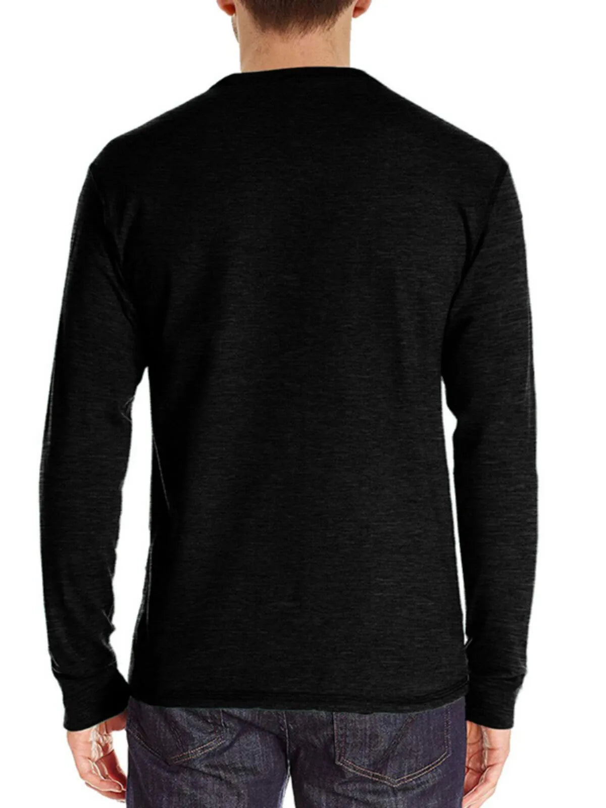 Solid Round Neck Cotton Blend Regular Polo