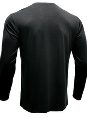 Solid Round Neck Cotton Blend Regular Polo