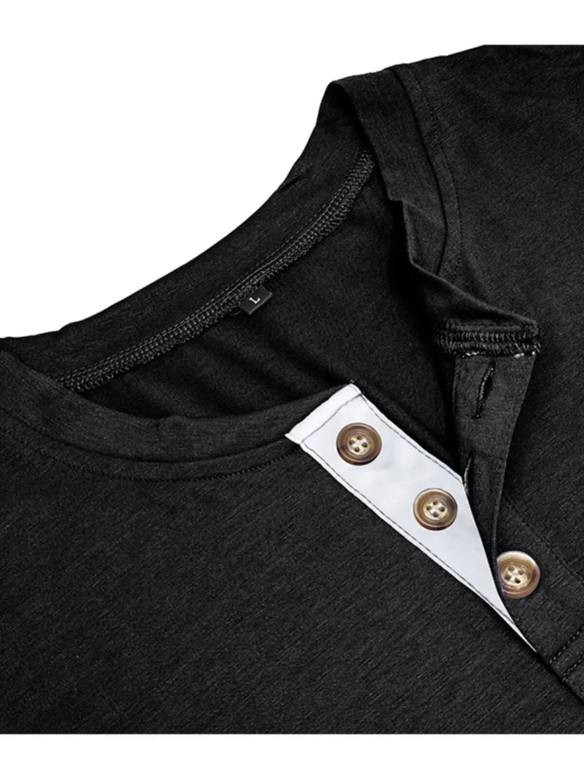 Solid Round Neck Cotton Blend Regular Polo