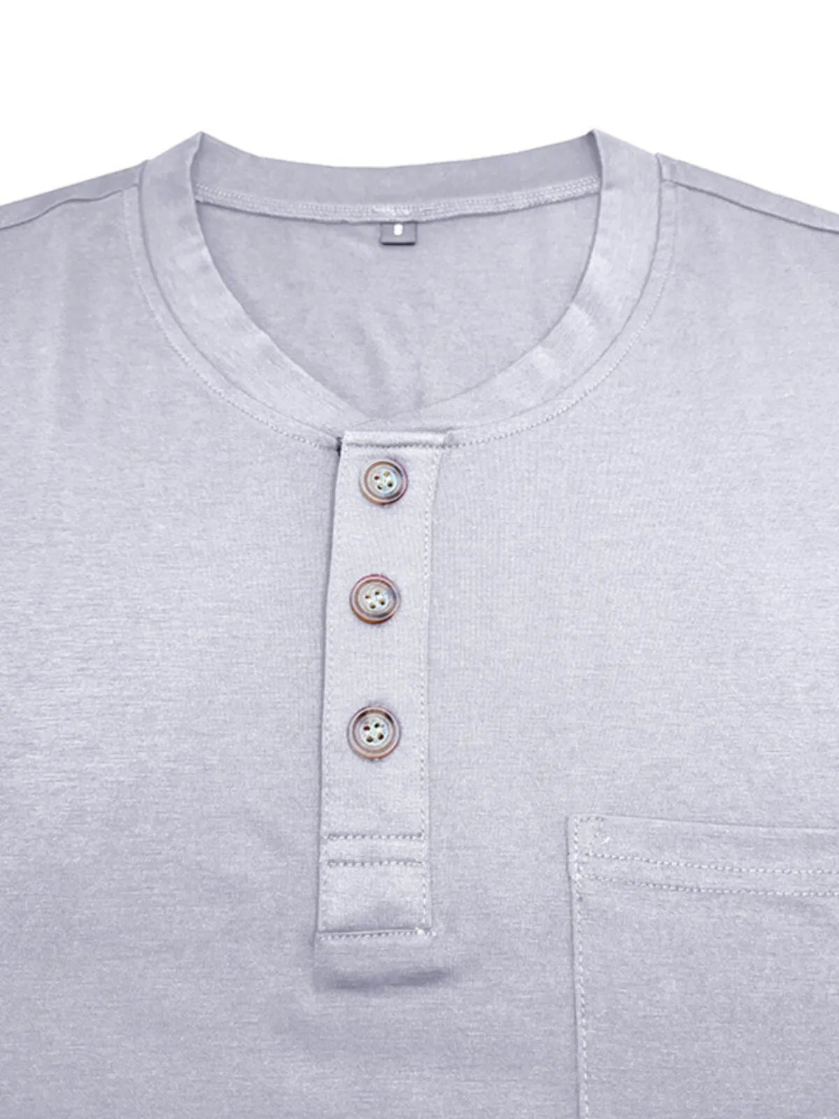 Solid Round Neck Cotton Blend Regular T-shirt
