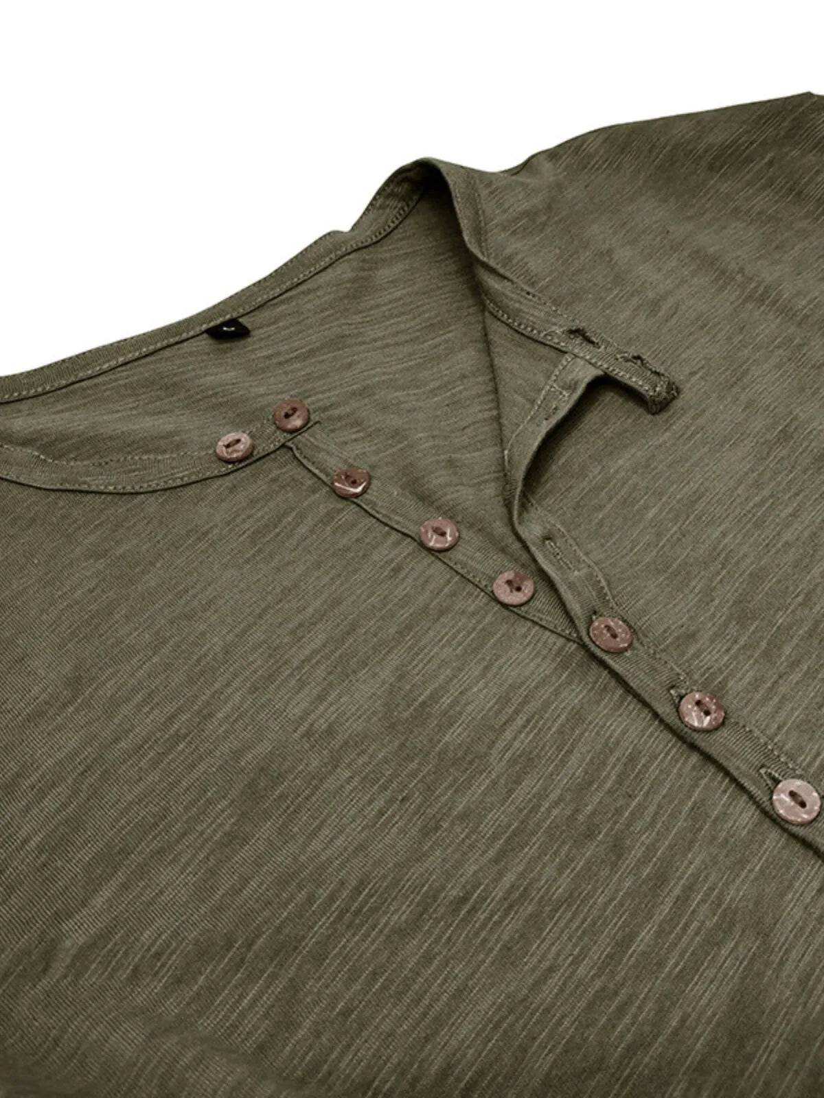 Solid Round Neck Cotton Regular T-shirt