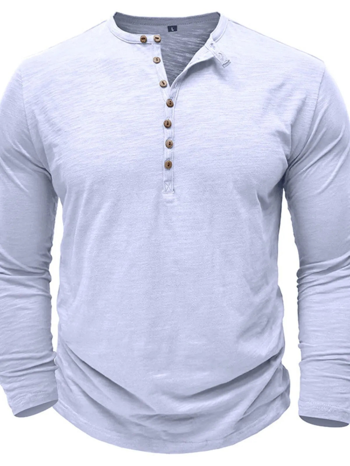 Solid Round Neck Cotton Regular T-shirt