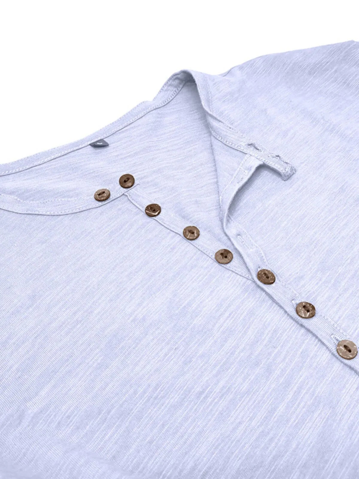 Solid Round Neck Cotton Regular T-shirt