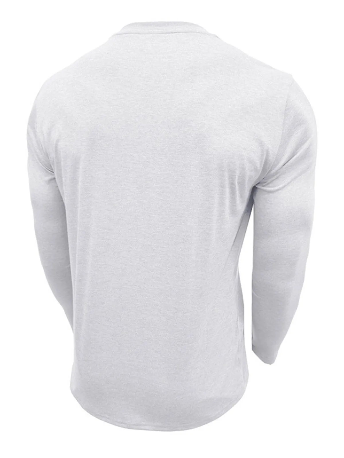 Casual Solid Henley T-shirt