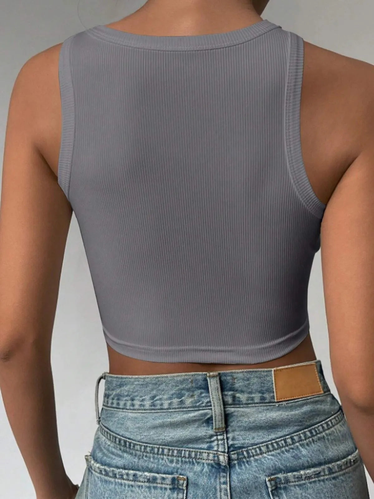Solid Round Neck Cami