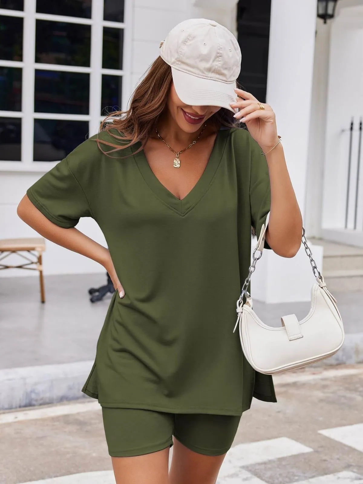 Comfy Breathable Fabric Oversized S-XXL Tracksuit Shorts Set