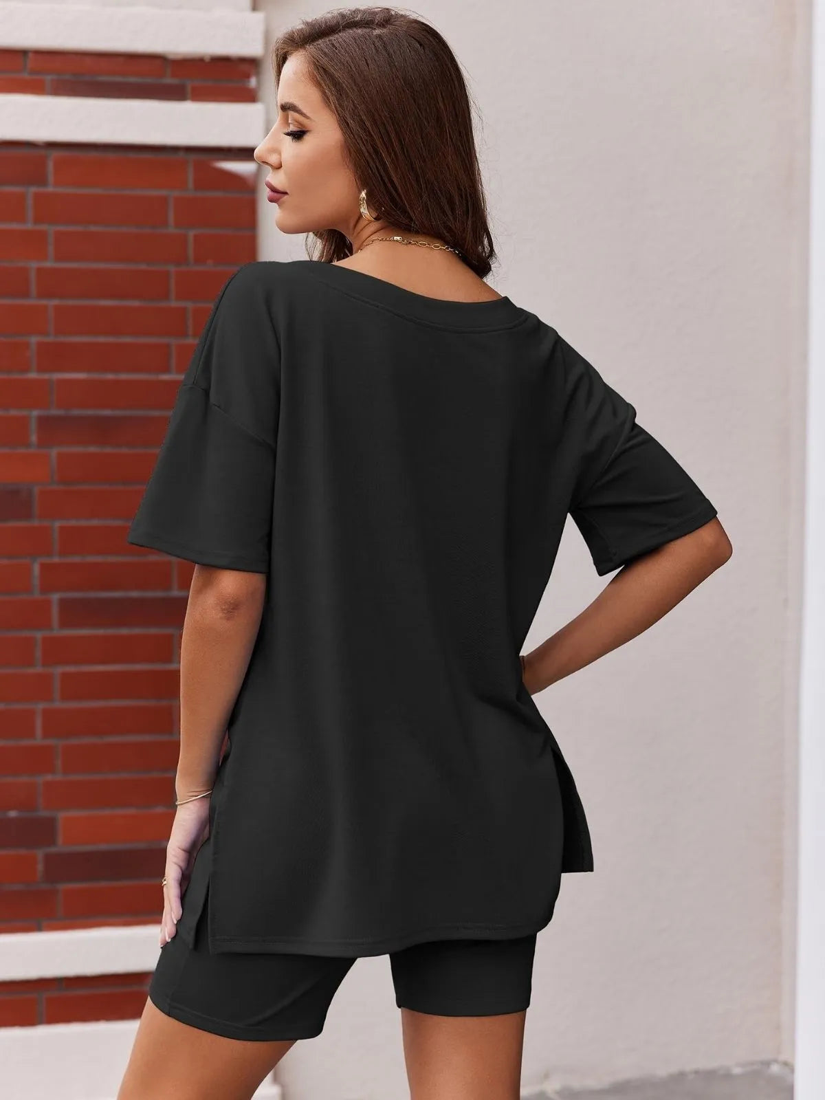 Comfy Breathable Fabric Oversized S-XXL Tracksuit Shorts Set