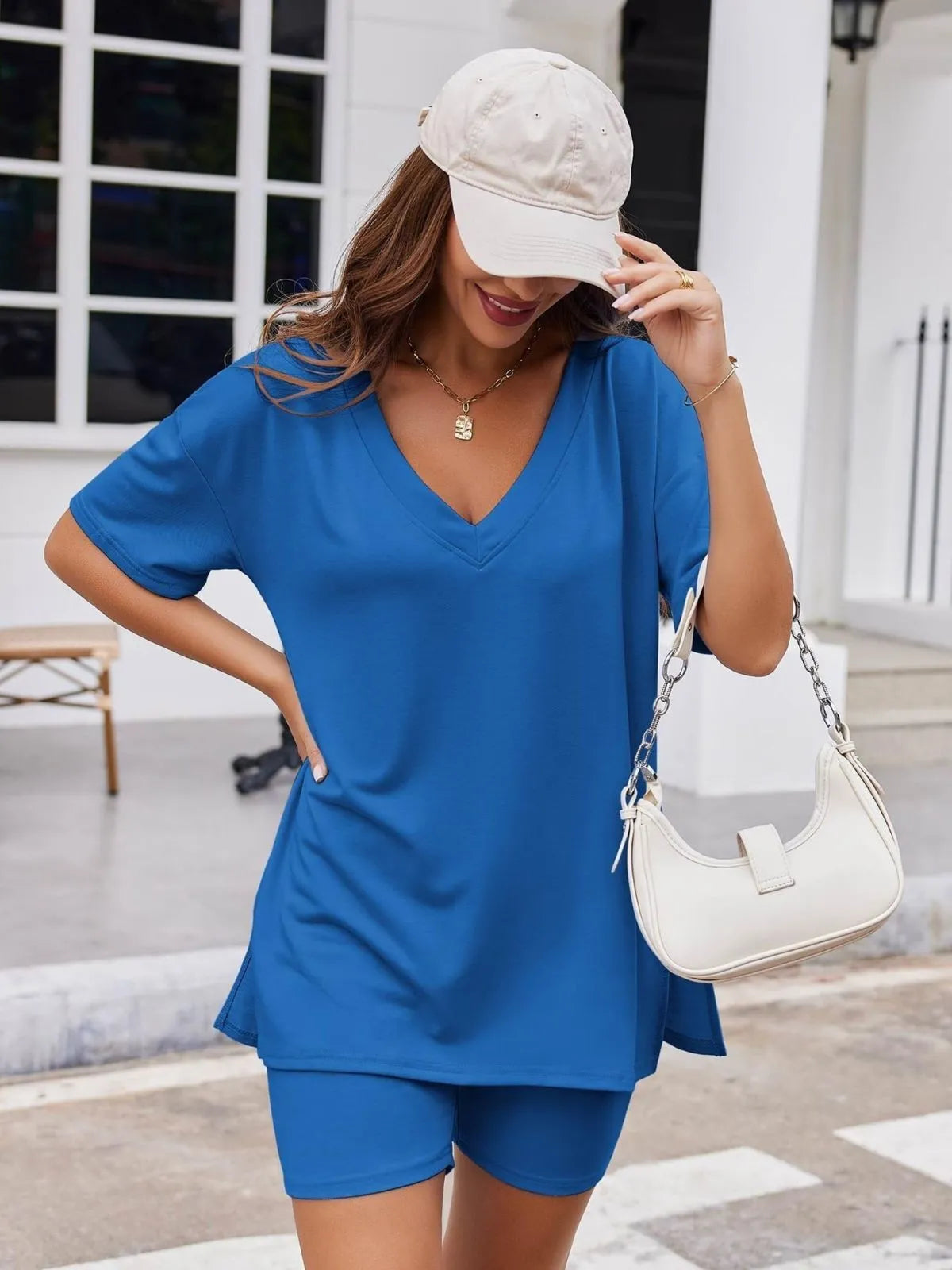 Comfy Breathable Fabric Oversized S-XXL Tracksuit Shorts Set