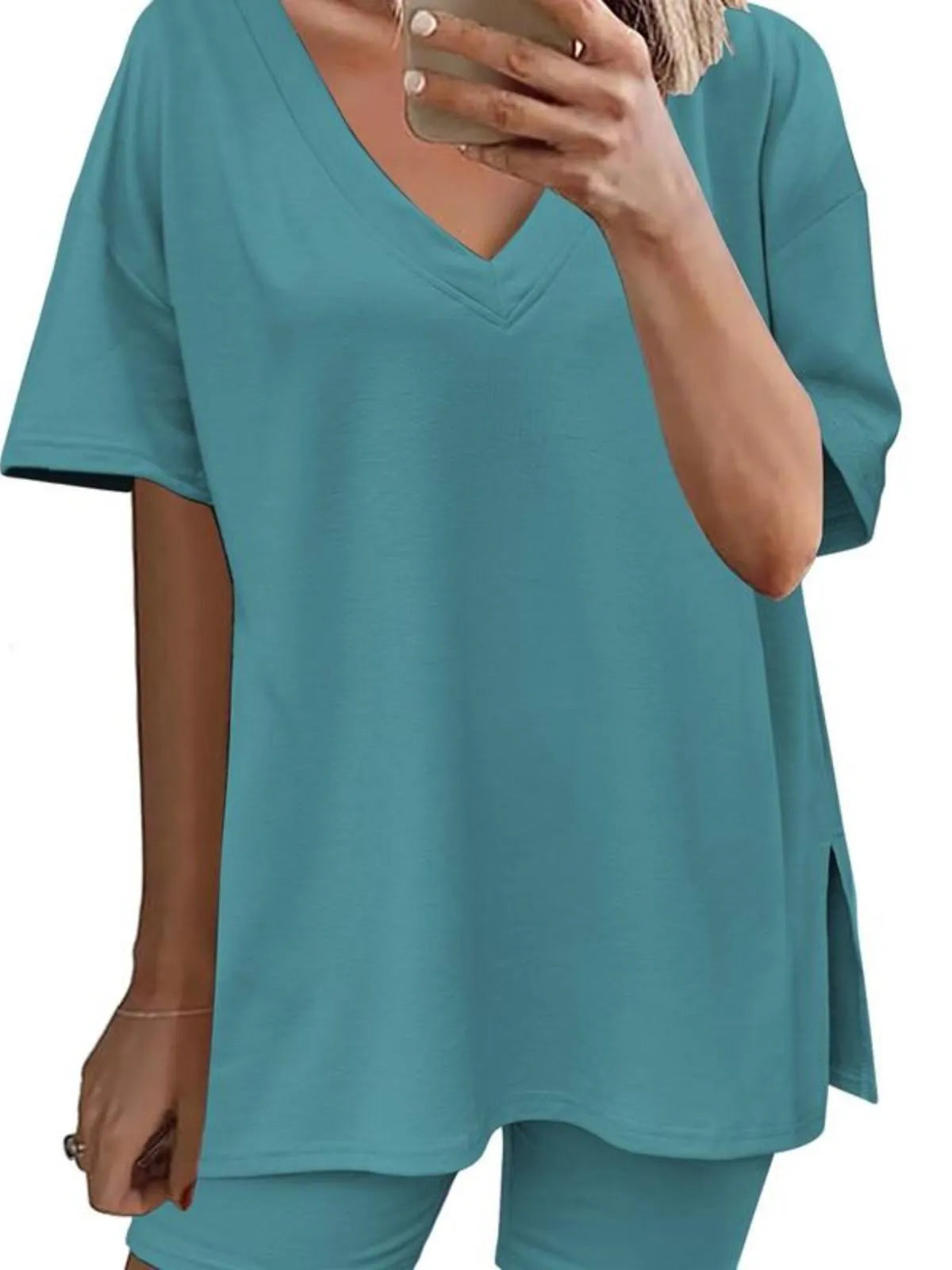 Comfy Breathable Fabric Oversized S-XXL Tracksuit Shorts Set