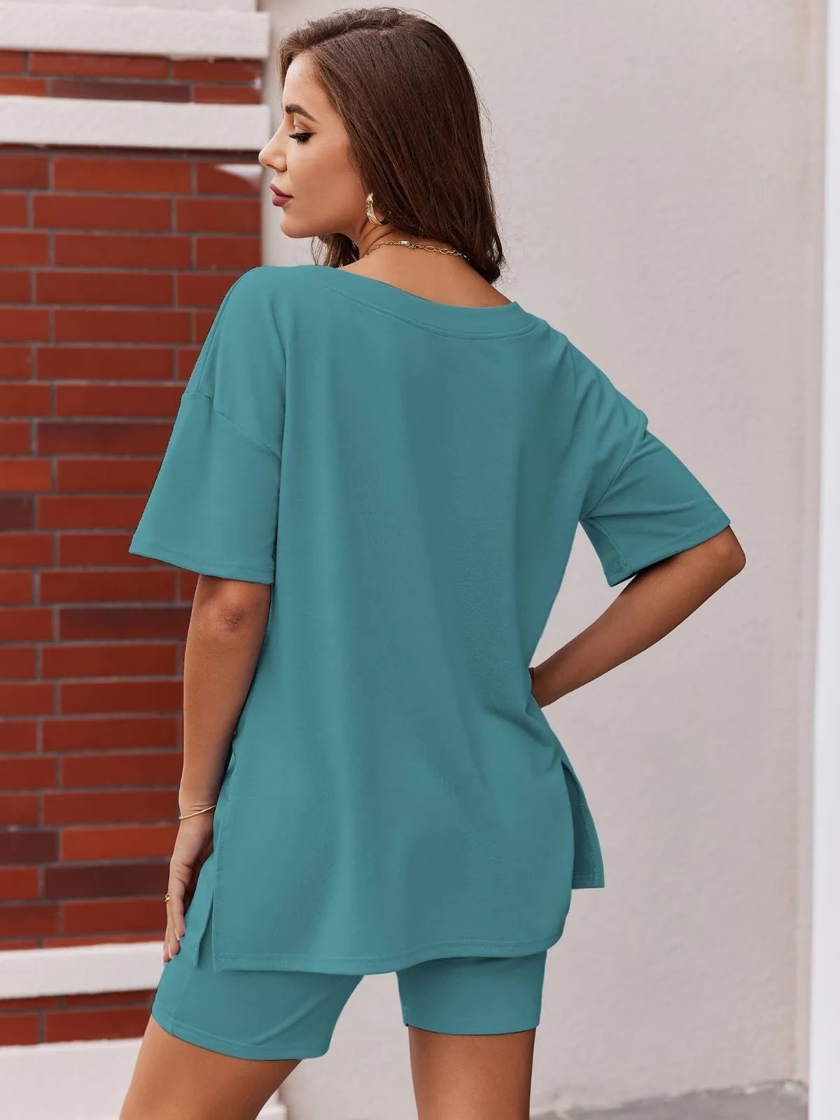Comfy Breathable Fabric Oversized S-XXL Tracksuit Shorts Set