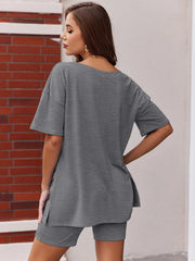 Comfy Breathable Fabric Oversized S-XXL Tracksuit Shorts Set