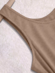 Solid Round Neck Tank Nightgown