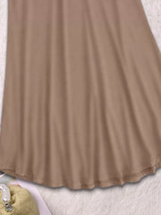 Solid Round Neck Tank Nightgown
