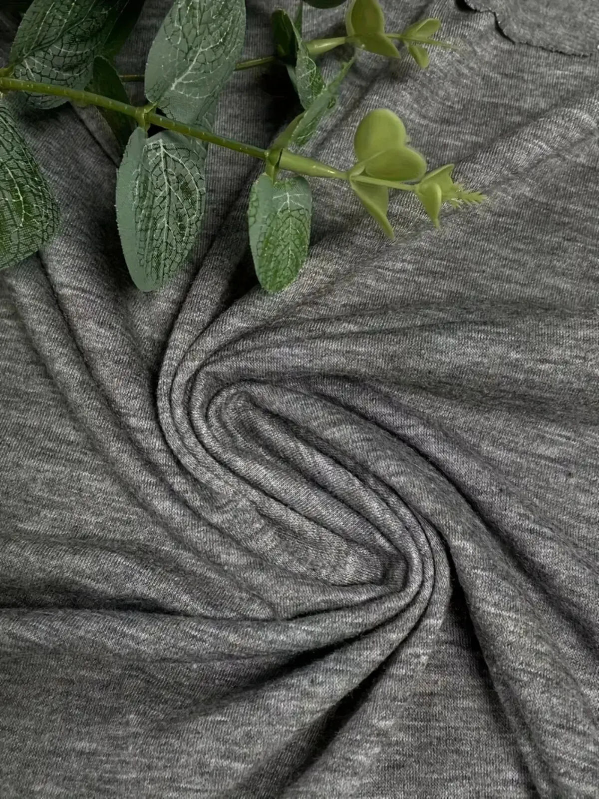 Solid Ruched Round Neck Super Soft Basic T-shirt