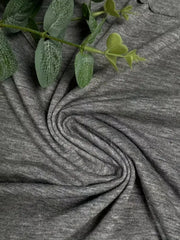 Solid Ruched Round Neck Super Soft Basic T-shirt