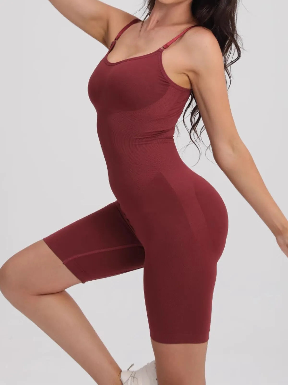 Workout Romper Yoga Spaghetti Strap High Rise Bodysuits