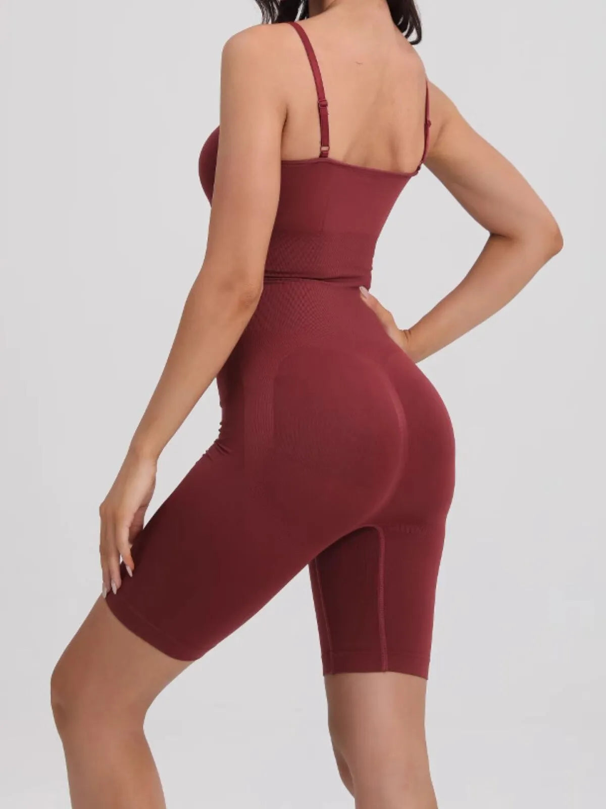 Workout Romper Yoga Spaghetti Strap High Rise Bodysuits