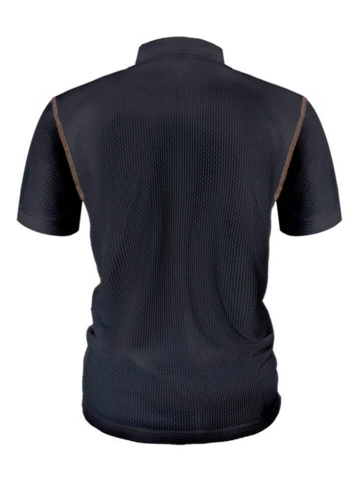 Solid Stand Collar Pique Regular Polo