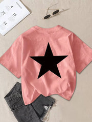 3-Pack Solid Star Round Neck Short Sleeve T-shirt