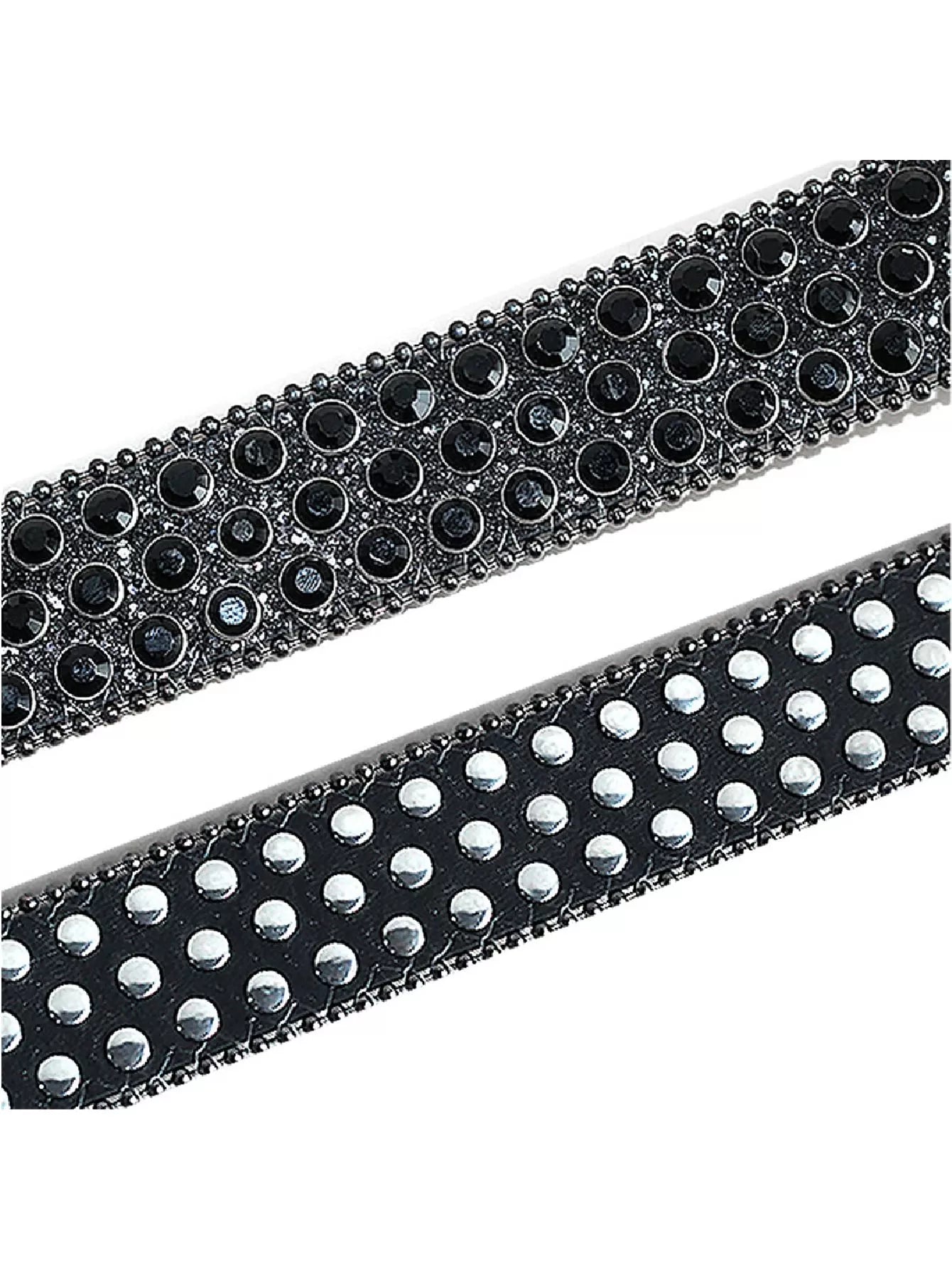 Solid Studded Pu Leather Belt