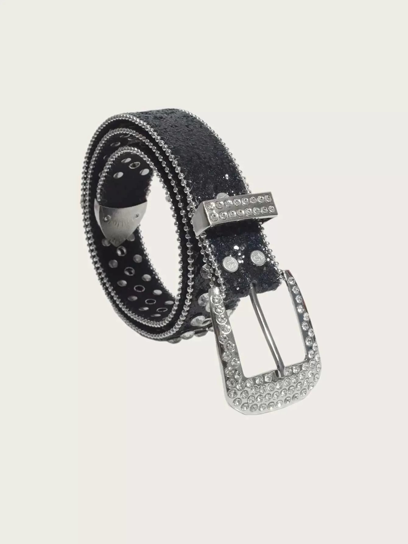 Solid Studded Pu Leather Steampunk Style Belt