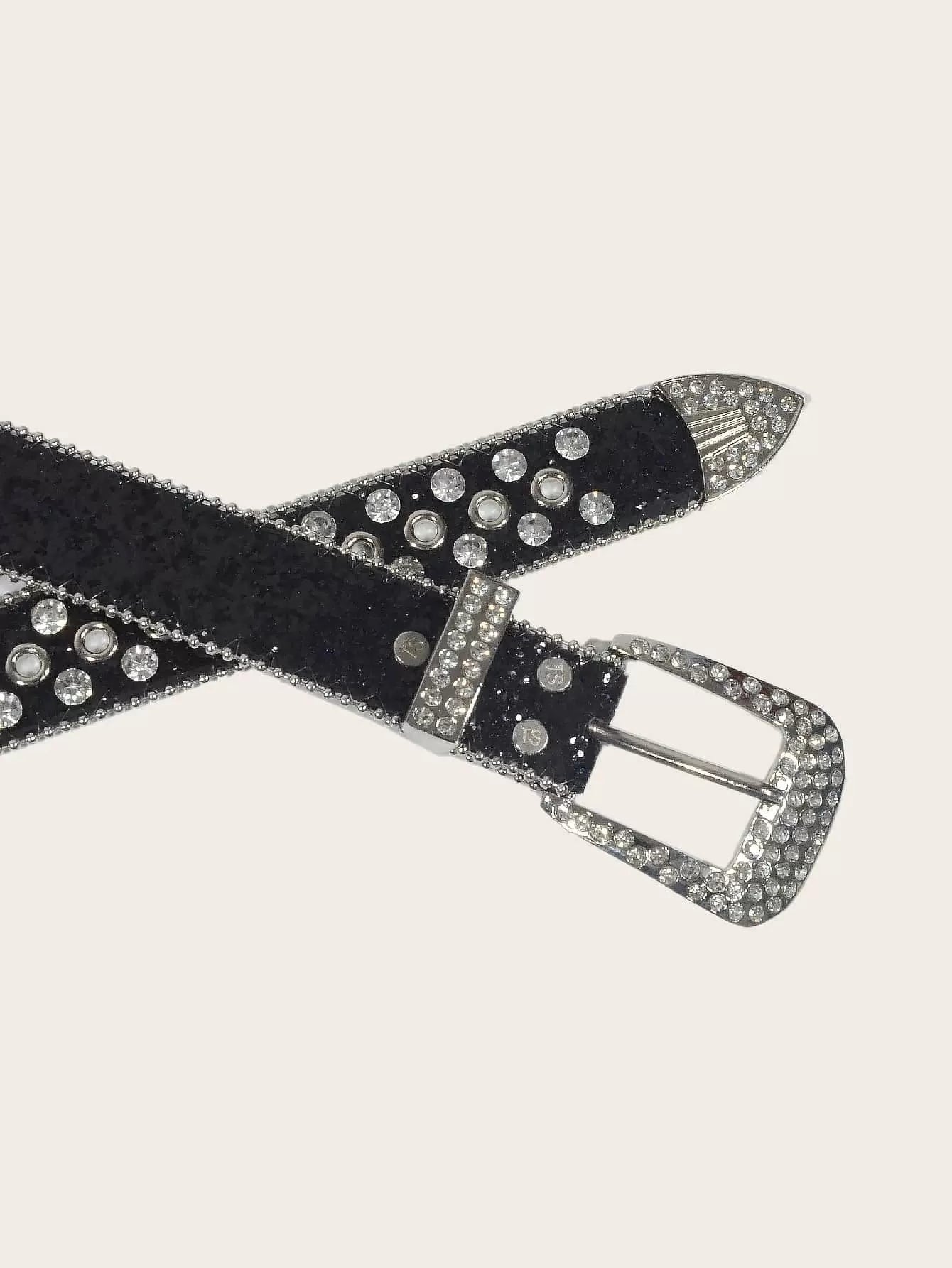 Solid Studded Pu Leather Steampunk Style Belt