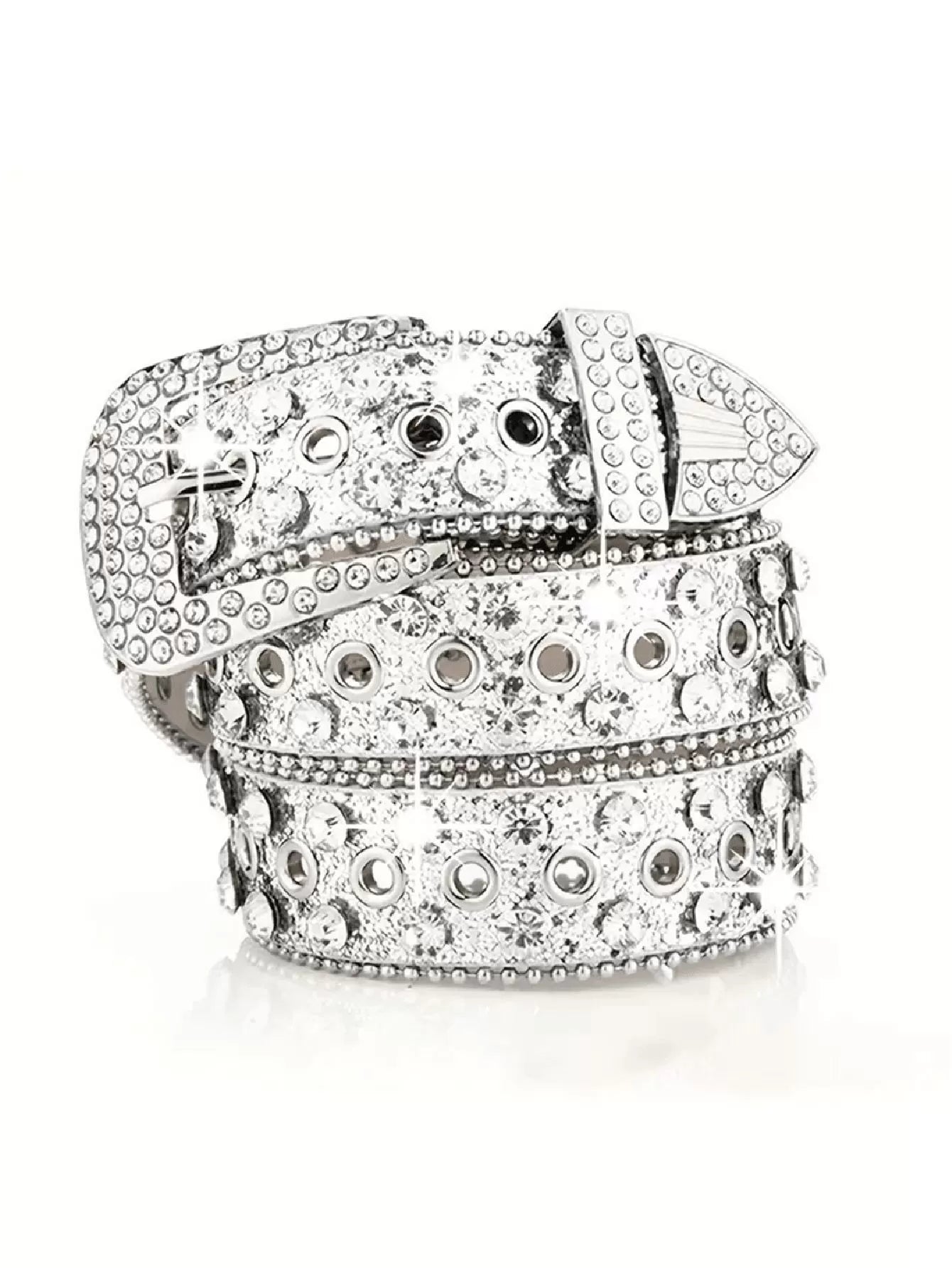 Solid Studded Pu Leather Steampunk Style Belt