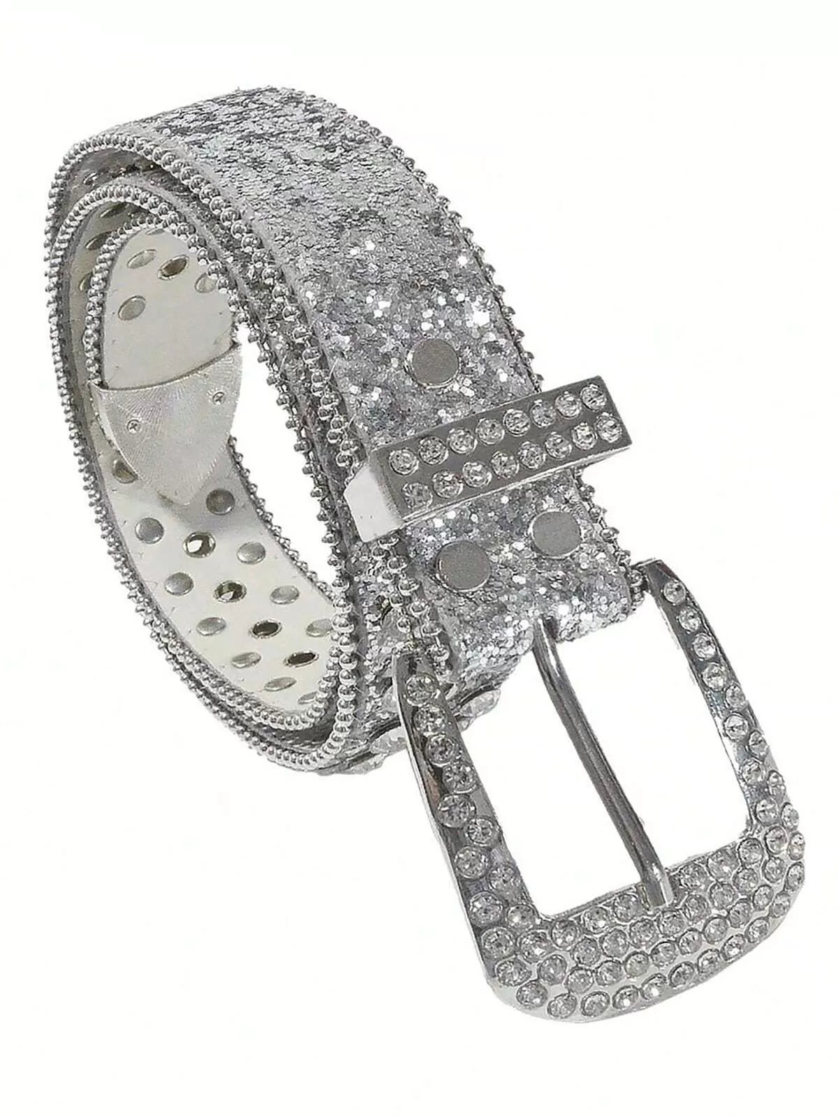 Solid Studded Pu Leather Steampunk Style Belt