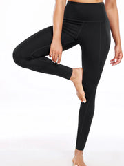 Tummy Control Non See-through Stretchy High Waisted  Yoga Leggings with Pockets Non See-through Stretchy Yoga Pants