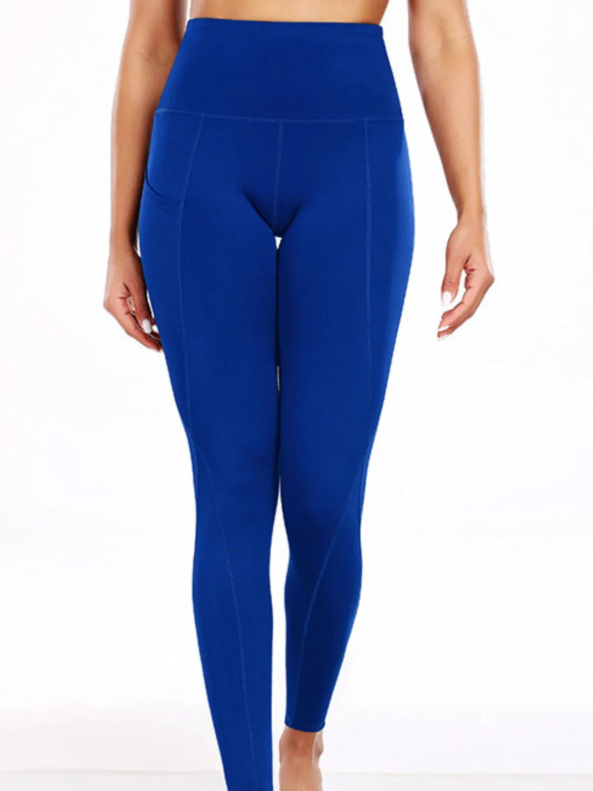 Tummy Control Non See-through Stretchy High Waisted  Yoga Leggings with Pockets Non See-through Stretchy Yoga Pants