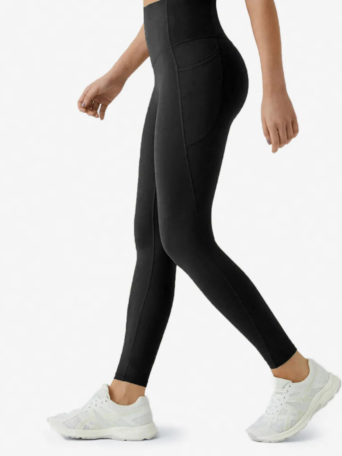Ultra Sculpt So Cinched No Front Crotch Seam  High Waisted Scrunch Butt Lifting Tummy Control Side Pocket Training Leggings