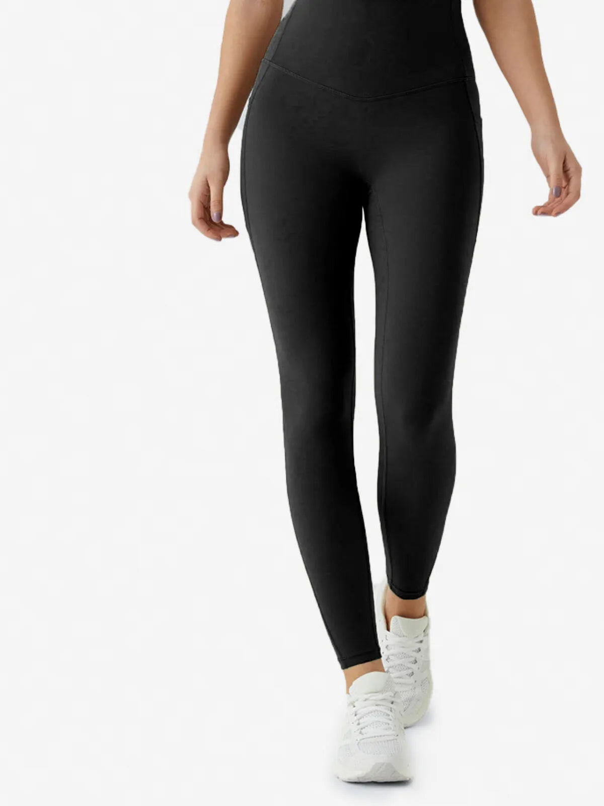 Ultra Sculpt So Cinched No Front Crotch Seam  High Waisted Scrunch Butt Lifting Tummy Control Side Pocket Training Leggings