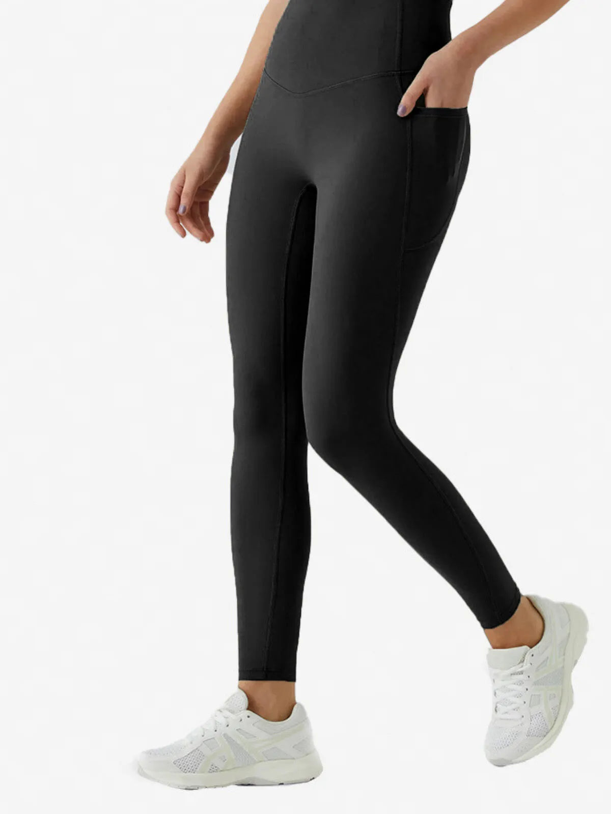 Ultra Sculpt So Cinched No Front Crotch Seam  High Waisted Scrunch Butt Lifting Tummy Control Side Pocket Training Leggings