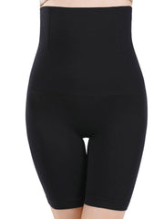 Solid Tummy Control Shapewear Super High-Waisted Shorts