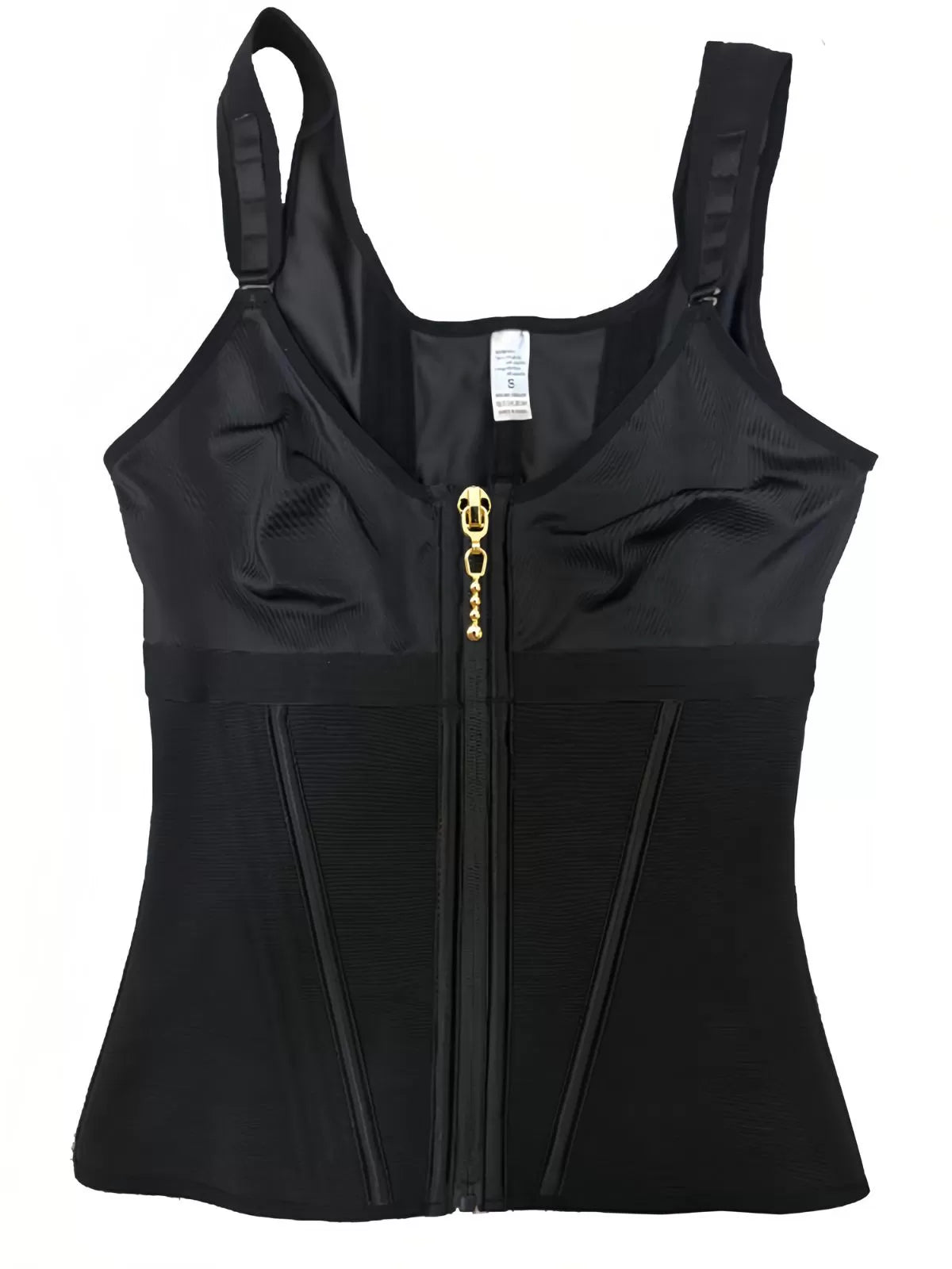 Solid Suspender Mesh Corset Adjustable Shoulder Strap Shapewear Tank
